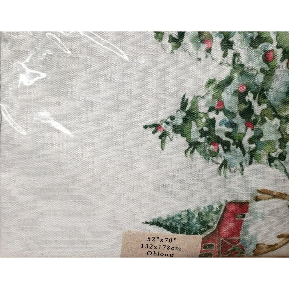 Printed Fabric Tablecloth 60